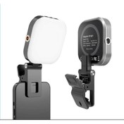 Resim Asfal Magsafe Uyumlu 3 Renkli Selfie Işığı Telefon ve Laptop Işığı Vlog Yayın ve Video İçin Mini Led Işık 