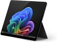Resim Microsoft Surface Pro (şarj cihazı dahil değildir), Copilot Plus PC, dokunmatik ekran OLED 13, Snapdragon X Elite, 16 GB RAM, SSD 512 TB, model, 11. sürüm, siyah 