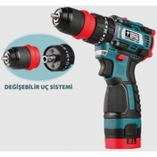 Resim AyrStore Cat Power 1360 Akülü Vidalama Makinesi 16 V 2,0 Ah 