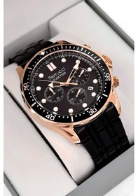 Resim Ferrucci Function Erkek Kol Saati Siyah Çelik Kordon 3atm Suya Dayanıklı Sdfer095 Siyah 