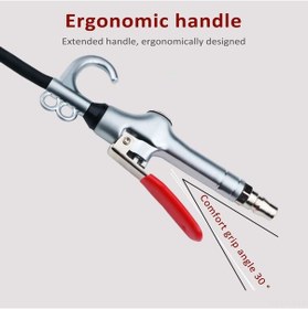 Resim Jokmae Araç Temizleme İçin Yüksek Basınçlı Hava Üfleyici: 26 Inç, 360 Döner Nozul 