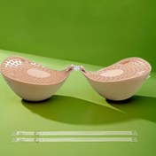 Resim 1 Çift Kalınlaştırılmış Kadınlar İçin İtici Sütyen Pedleri - Şeffaf Yapışkan Arka Planlı Kablosuz Göğüs Arttırıcıları, Düğünler ve Günlük Giyim İçin Kullanımı Kolay Göğüs Sıkılaştırıcı Sütyen Arttırıcıları, Düğün Aksesuarı, Şeffaf Tasarım, Dayanıklı Yapışkan Arka Plan 