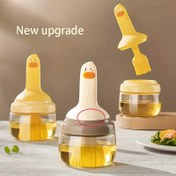 Resim 1 adet/2 adet 190ml Yeni Geliştirilmiş İkinci Nesil Kilit Tasarımı Yağ Fırçası Şişesi Sızdırmazlık Karşıtı Soslar, Yumurta Sıvısı, Zeytinyağı, Bahçe Barbekü Araçları İçin Kullanılır 