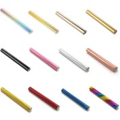 Resim 1 adet Toner Reaktif Folyo Kağıt Kart Yapımı için Sarma Kağıdı Parlak El Sanatları Scrapbooking Kağıdı El Yapımı Folyo Lazer Yazıcı ve Laminatör ile 19.3cmx5m 