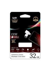 Resim Linktech C232 Premium 32GB OTG Type-C USB Bellek - USB Flash Drive 