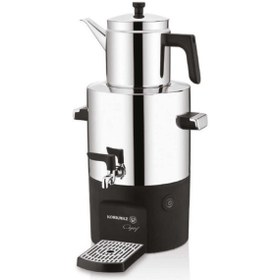 Resim KORKMAZ Çayşef Semaver Inox/parlak A841-01 