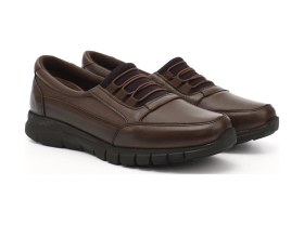 Resim Gönderi(R) Gönderi R Kadın Kahverengi Dolgu Taban Hakiki Deri Comfort Ayakkabı Ddza77542210 Kahverengi 