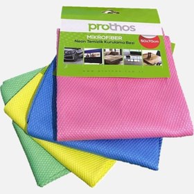 Resim Prothos 50x70cm Neon Desen Mikrofiber Bez 