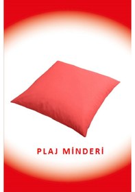 Resim Dekosoy Plaj Minderi 70cmx70cm Kırmızı 