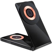 Resim Phixi Ms10 3-in-1 Magnetic Wireless Standlı Şarj Seti - Akıllı Saat, Kulaklık Ve Telefon 