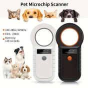 Resim RFID ve Pet Çip Tarayıcı USB ile - Köpekler, Kediler, İnekler ve Daha Fazlası İçin Hayvan Kimlik Okuyucu - Pil ile Çalışan, 128 Sayfa Hafıza, Dayanıklı Plastik Tasarım, Köpek Tarayıcı, RFID Takip Cihazı, Net Okunabilirlik Ekranı, Yüksek Kaliteli Elektronik 