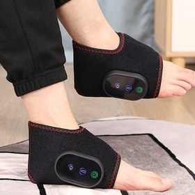 Resim 3 Titreşim Modlu, 3 Isıtma Modlu Ayak Masaj Aleti, USB Şarjlı, Kablosuz ve Taşınabilir 3’ü 1 Arada Üçlü Yöntemli Ayak ve Bilek Masaj Cihazı, Isıtmalı Ayak Bandı, 3 Isı Seviyesi 