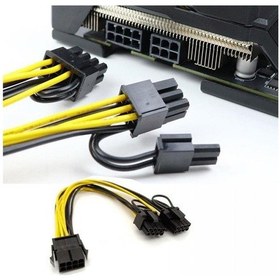 Resim 8 Pin Çoklayıcı 8 Pin Power Çoğaltıcı Ekran Kartı 8 Pin Power Çoğaltıcı 