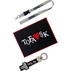 Resim Tofaş Uyumlu Torpido Üstü Kaydırmaz Ped / Oto Ayna Askısı & Anahtarlık 