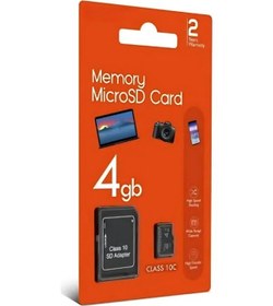 Resim 4 Gb Micro Sd Siyah Hafıza Kartı Telefon Kamera Tablet Adaptörü Dahil 