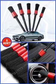 Resim Detail Dash Brush Oto Detay Fırçası Seti 5li Set Kaliteli Detaylı Farklı Boyutlarda Fırça Seti 