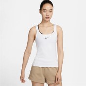 Resim Nike Sportswear Essential Cami Tank Kadın Beyaz Kolsuz T-Shirt 