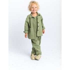 Resim Oliven The Kid Oliventhekid Unisex Gabardin Ceket Yeşil Yeşil 