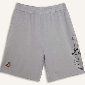 Resim Defacto Nba Los Angeles Lakers Lisanslı Baggy Fıt Açık Gri Şort H3845ax26smgr94 Gri-gr94 