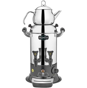 Resim Remta R25 Elektrikli Semaver 40 Bardak Çay Makinası, 5lt.( DEMLİK DAHİLDİR) 