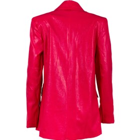 Resim Gaia Deri Blazer - Bej / 3 
