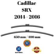 Resim Cadillac Srx 2014 2015 2016 Uyumlu Ön Cam Muz Tipi Silecek Süpürgesi Seti 650/400mm Silbak 