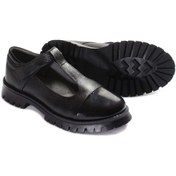 Resim Ayakkabıhane Içi Dışı Hakiki Deri Siyah Rugan Kız Çocuk Casual Tarz Ayakkabı Ah07006241911 