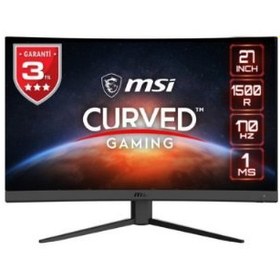 Resim MSI G27C4 E2 27" 1 ms Full HD Curved 170 Hz Oyuncu Monitörü - Teşhir 