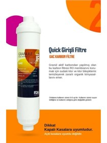 Resim 6 Aşamalı Su Arıtma Cihazı Filtre Seti Inline Filtre + Ro Membran + Mineral Filtre Kapalı Kasa Uyumlu Tam Set Filtre Seçeneği - 6 Lı Filtre 