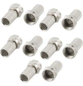 Resim CRESCENT Uydu Anten F Konnektör Rg6 Rg7 Uyumlu 4 Adet 