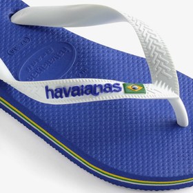 Resim Havaianas Brasil Logo Turquois Unisex Mavi Terlik 