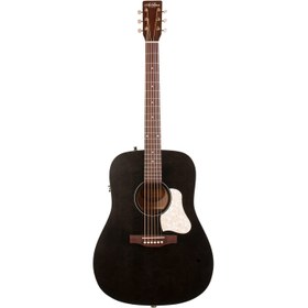 Resim Art & Lutherie Americana Presys II Elektro Akustik Gitar (Faded Black) 