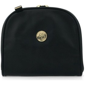 Resim Siyah Çift Ebat Portatif Alışveriş Çantası Çok Renkli 