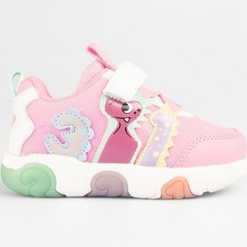 Resim Vicco Number Işıklı Kız Okul Öncesi Pembe Spor Ayakkabı Pembe 