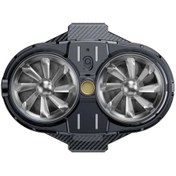 Resim Hadron HDX4600 Radyatörlü Çift Fanlı Klipsli Telefon Soğutucu Fan 