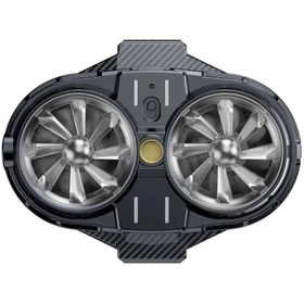 Resim Hadron HDX4600 Radyatörlü Çift Fanlı Klipsli Telefon Soğutucu Fan 