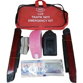 Resim Erka Otomotiv Tüv Uyumlu 4 Yıl Yangın Söndürücü Süreli Trafik Seti 