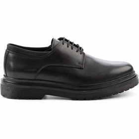 Resim Bambi Siyah Leather Erkek Oxford Ayakkabı E01600272903 