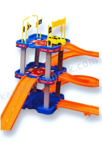 Resim Erdem 3 Katlı Garaj Otopark Seti Oyuncak 