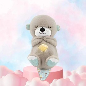 Resim Nefes Alan Uyku Arkadaşı Su Samuru - Bej Su Samuru 