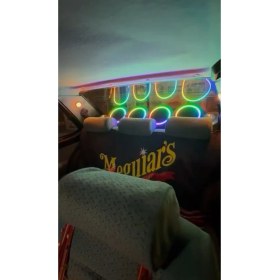 Resim 16'lık Midrange Kapağı Piksel Neon Ledli 358 Animasyonlu 2 Takım 4 Kapak Manuel Kumandalı 