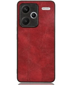 Resim Xiaomi Redmi Note 13 Pro+ 5g Telefon Kılıfı Sığır Derisi Dokusu Darbe Emme Kılıfı Uyumlu 