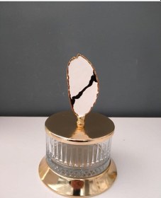 Resim Selim Dekor Aris Küçük Şekerlik Beyaz 