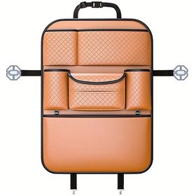 Resim Ronglight Evrensel Araç Koltuğu Çantası Suni Deri Brown Asılı Saklama Fonksiyonel 