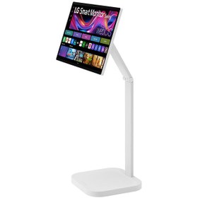 Resim LG 31.5" Swing 32U889SA-W 5ms 4K UHD IPS Dokunmatik Tekerlekli Standlı Smart Monitör 