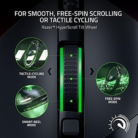 Resim Razer Basilisk V3 - Kablolu, özelleştirilebilir oyun faresi, Chroma RGB ile, PC/Mac için (10+1 programlanabilir tuş, eğilebilir HyperScroll fare tekerleği, ergonomik tasarım) Siyah 