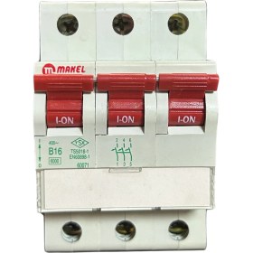 Resim Makel 3X16 B Tipi Sigorta 6ka 