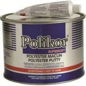 Resim Polikor Polyester Çelik Macun 2700 gr 60 gr Sertleştiricisi ile 