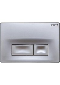 Resim Creavit Ore Mat Gri Boyalı Kumanda Paneli GP3002.00 Krom 