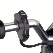 Resim QC3.0 ile Motosiklet USB Şarj Cihazı - Telefonlar, Tabletler & GPS Cihazları için Çok Fonksiyonlu Gidon Montajı, 12/24V Uyumlu, Dayanıklı ABS Yapı 